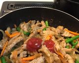 カレー風味ひと口豚ヒレのスタミナ野菜炒め作り方8写真
