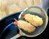 ★お弁当★エビフライ風ウインナー作り方6写真
