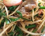 時短♢簡単にニラもやし焼きそば作り方5写真