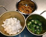 ☆ネバネバ野菜と海藻のサラダ☆作り方1写真