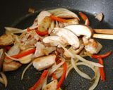 パクチー焼きそば作り方4写真