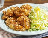 ☆簡単☆ごまたっぷり甘辛鶏もも作り方5写真