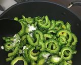 ゴーヤ大量消費に！ゴーヤと豆腐のすき焼き作り方5写真