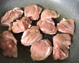 鶏もも肉とかぼちゃの柚子胡椒照り焼き作り方1写真