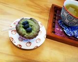 卵牛乳不使用のクオカで抹茶黒豆マフィン作り方4写真