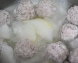 ふわふわ肉団子と冬瓜のさっと煮作り方10写真