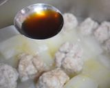 ふわふわ肉団子と冬瓜のさっと煮作り方11写真