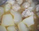 ふわふわ肉団子と冬瓜のさっと煮作り方15写真