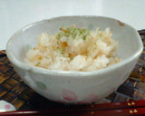 桜えびと紅生姜の炊き込みご飯作り方3写真