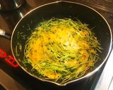 豆苗ふわとろオムレツ☺️作り方2写真