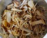 簡単和食！もやしと きのこ 豆腐の煮物♪作り方5写真