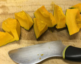 かぼちゃとおさつの小豆のせ いとこ煮風作り方3写真