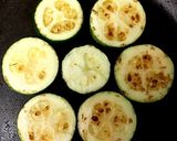 焼きズッキーニと角切り鰹の冷菜作り方1写真