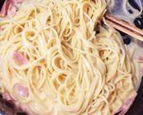 思い出のレシピ♡カルボナーラ作り方6写真