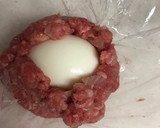 ゆで卵まるごとIN☆煮込み爆弾ハンバーグ作り方2写真