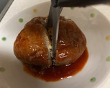ゆで卵まるごとIN☆煮込み爆弾ハンバーグ作り方14写真