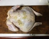 丸鶏にご飯を詰めてダッチオーブン作り方3写真