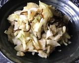 キャベツの塩昆布和え♪作り方1写真