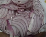 素麺かぼちゃ、酢タマネギ‥彩り酢の物作り方4写真