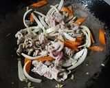 のり佃煮野菜炒め作り方3写真