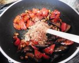 なすとパプリカの味噌炒め作り方4写真
