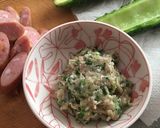 余った餃子の具で!ゴーヤチャンプルー♪作り方3写真