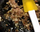カレー風味のガパオライス トロロ載せ作り方2写真