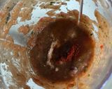 焼き茄子、グリーンバナナの粉入ガスパチョ作り方5写真