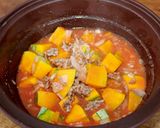 かぼちゃとトマトジュースのドライカレー作り方4写真