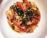 麺つゆでトマトとツナと塩昆布の冷製パスタ作り方2写真