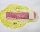 おもちとベーコンの白菜巻き★スープ作り方2写真