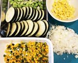 夏野菜でカラフル☆レンジシュウマイ作り方1写真