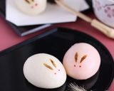 うさぎの紅白饅頭作り方32写真