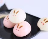うさぎの紅白饅頭作り方31写真