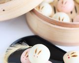 うさぎの紅白饅頭作り方29写真