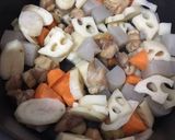 簡単＊鰹ふりだしで筑前煮＊作り方4写真
