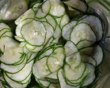 簡単おかず キュウリとキャベツの磯あえ作り方1写真