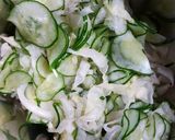 簡単おかず キュウリとキャベツの磯あえ作り方3写真