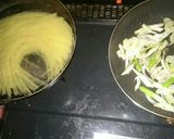 イカの塩辛パスタ・レモン添え原価300円作り方2写真