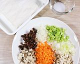 10品目の豆腐ハンバーグ・おろし餡掛け。作り方1写真
