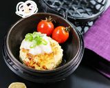10品目の豆腐ハンバーグ・おろし餡掛け。作り方6写真