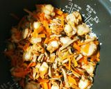 簡単ベビーホタテのうまうま炊き込みご飯作り方6写真