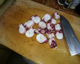タコのトマトソース煮作り方1写真