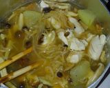 簡単！鶏ささみと冬瓜と筍 もやしのスープ作り方10写真