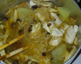 簡単！鶏ささみと冬瓜と筍 もやしのスープ作り方10写真