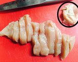 ☆簡単！！鶏むね肉の玉ねぎ甘辛ダレ☆作り方1写真