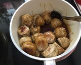 簡単 オーブン 照り焼きミートボール作り方6写真