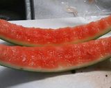スイカの皮で漬物作り方1写真
