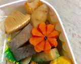 今日お弁当☆母娘分作り方1写真