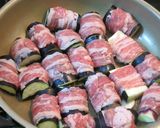 お茄子の牛肉巻作り方4写真